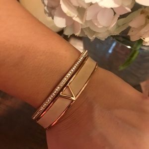 Vince Camuto Rose Gold Set of 2 Bangles